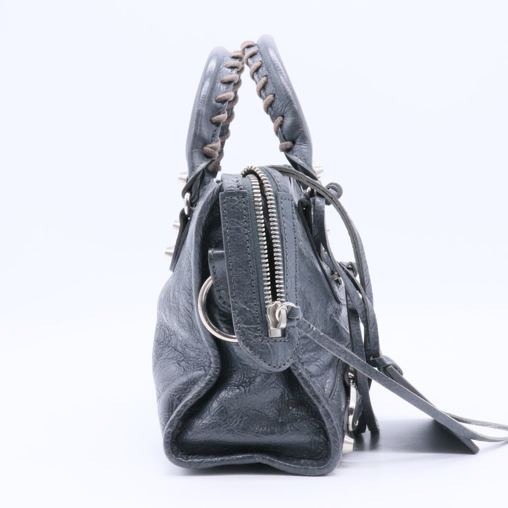 City Classic Studs Bag Leather Mini Twins