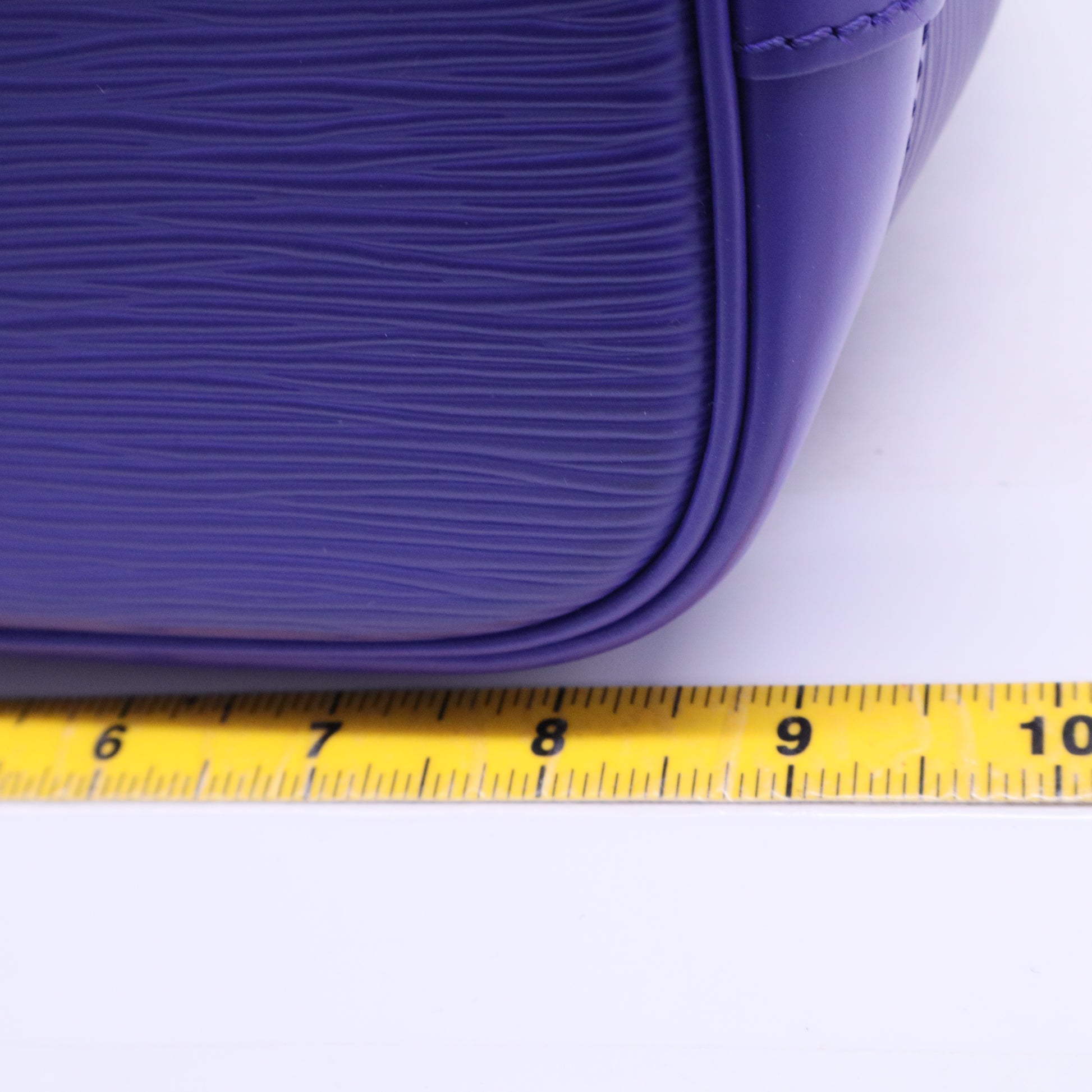 Purple Epi Leather Noe BB Bucket Bag B20780