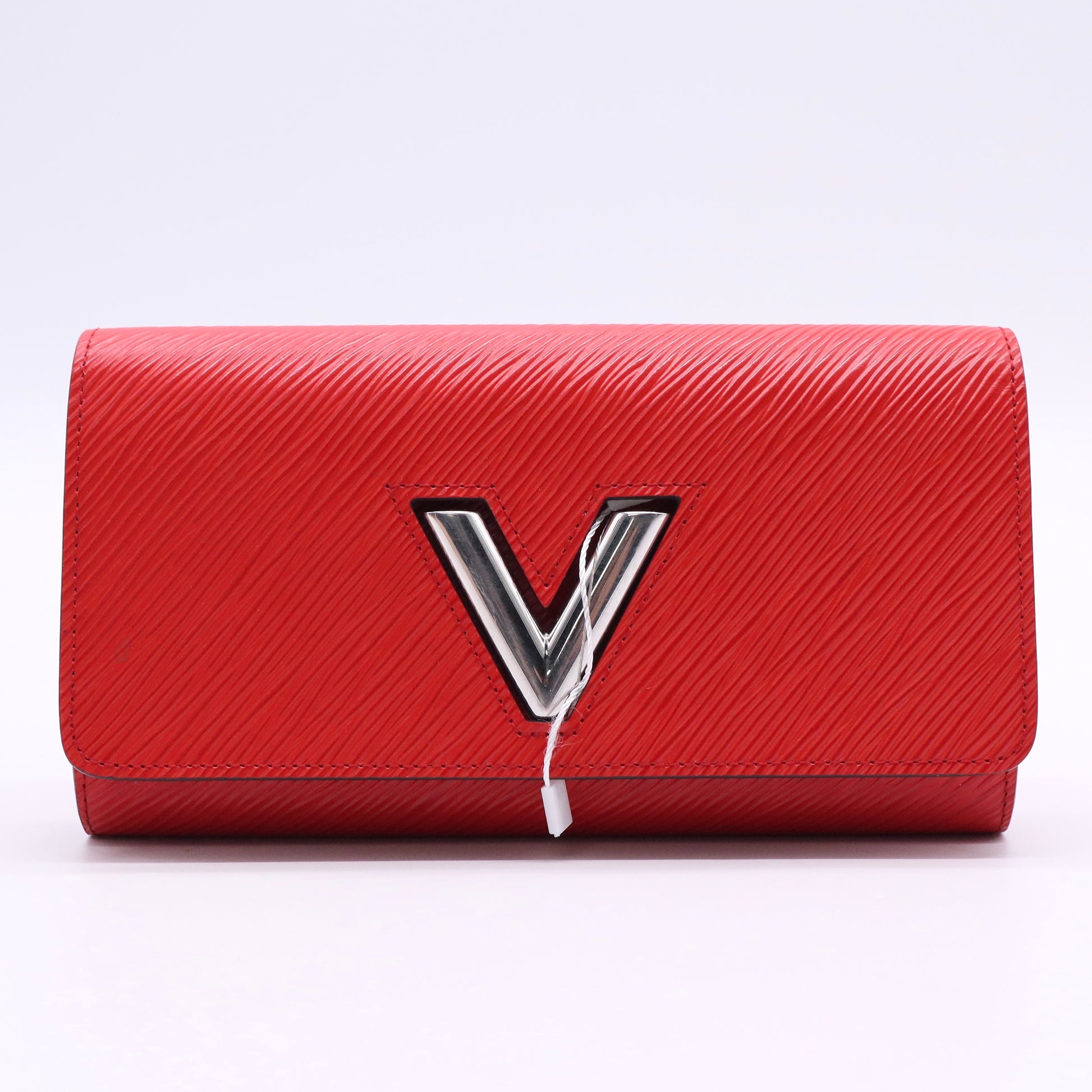 Twist Epi Leather Coquelicot Wallet twins LDJ2616