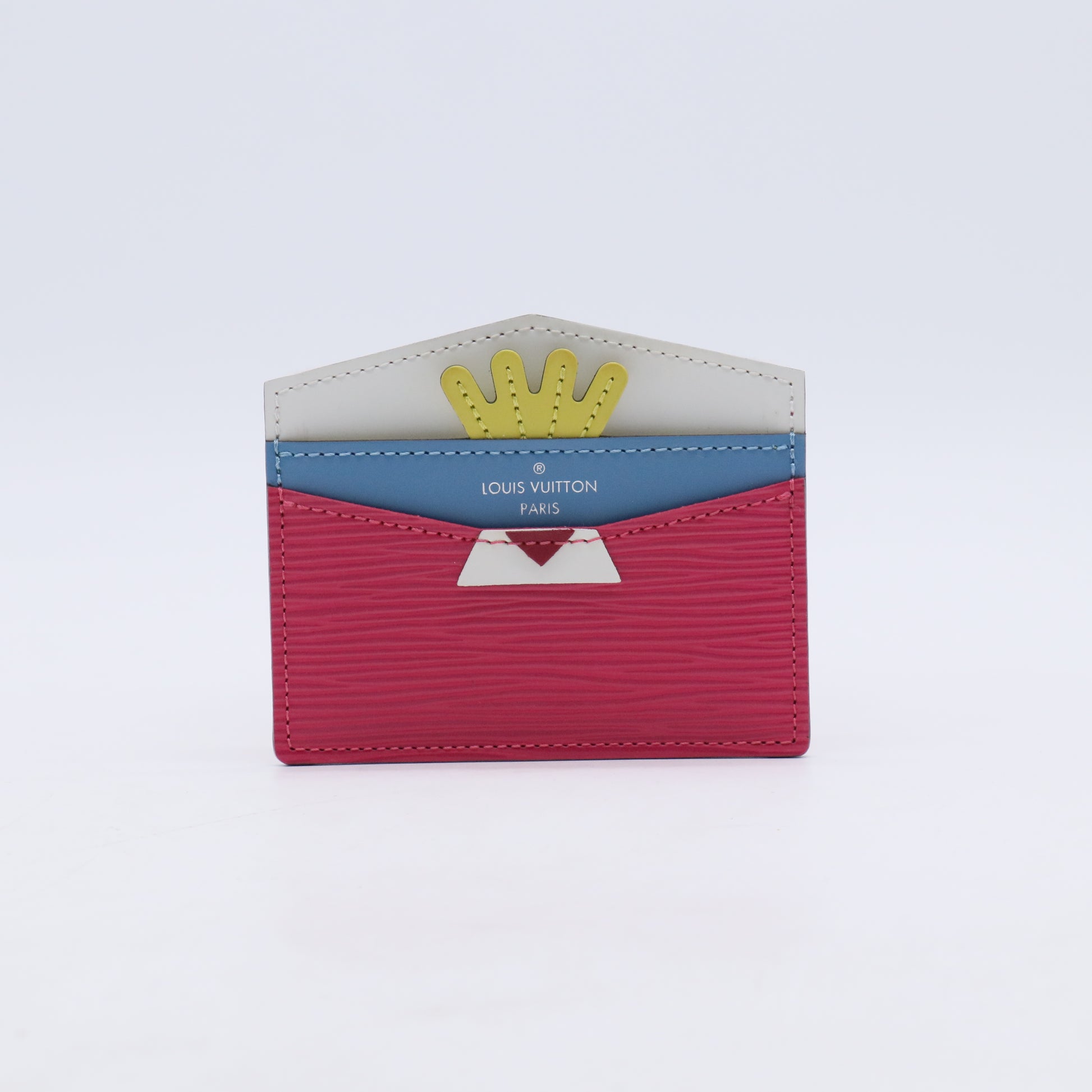 Louis Vuitton Tribal Mask Card Holder in Epi Leather W21233