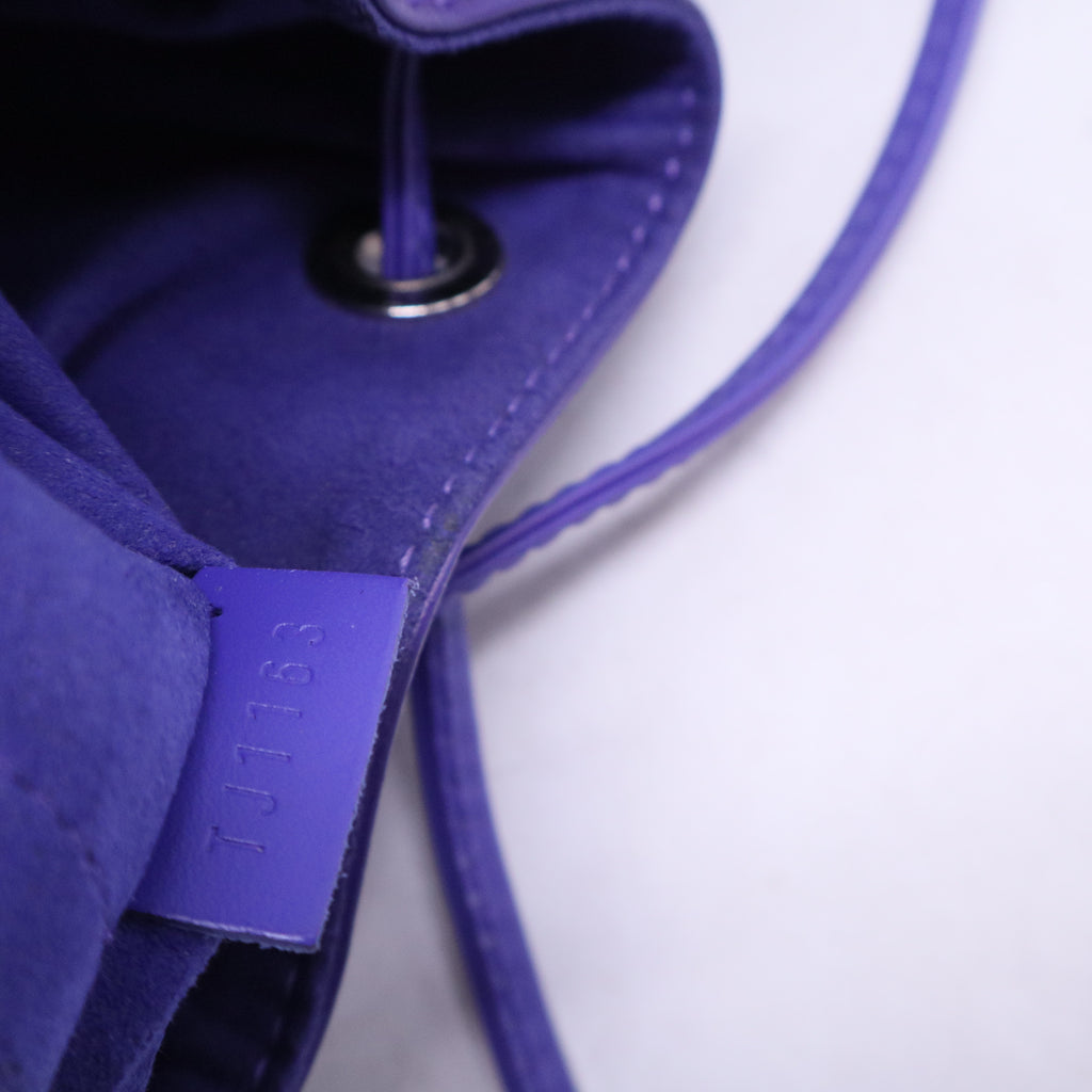 Purple Epi Leather Noe BB Bucket Bag B20780