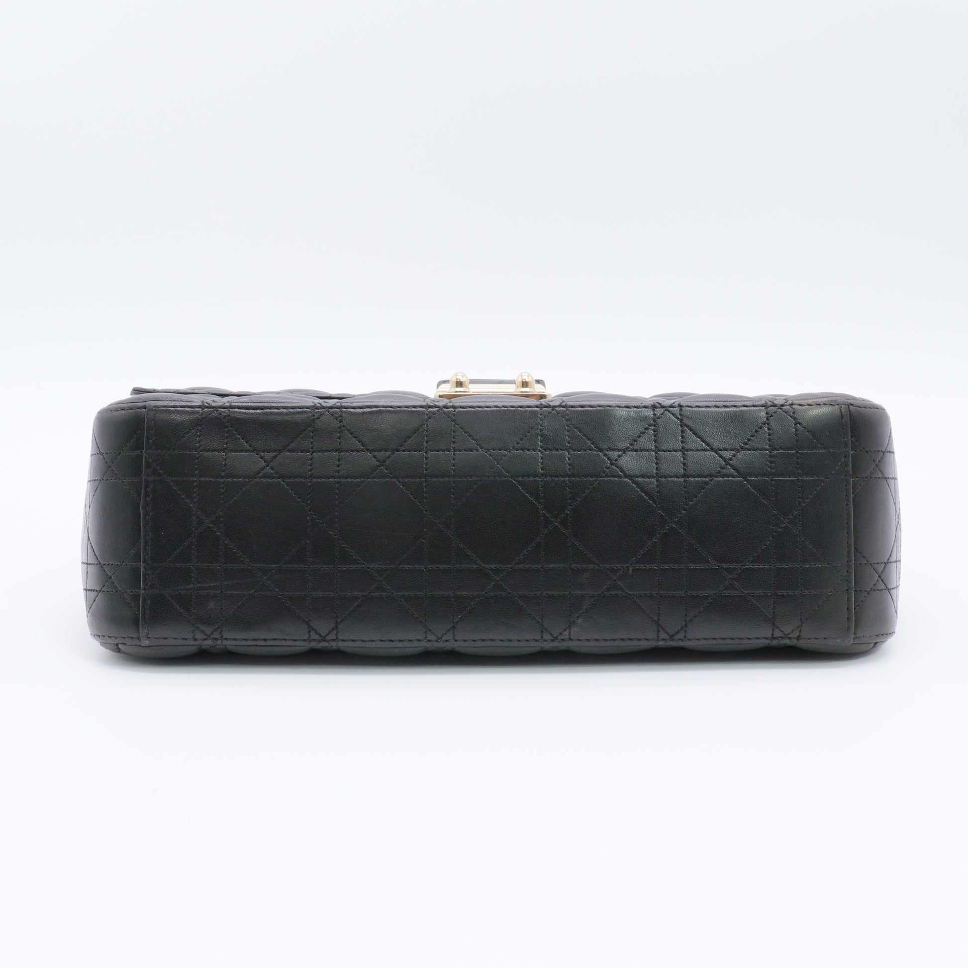 Miss Dior Flap Bag Cannage Quilt Lambskin Large twins