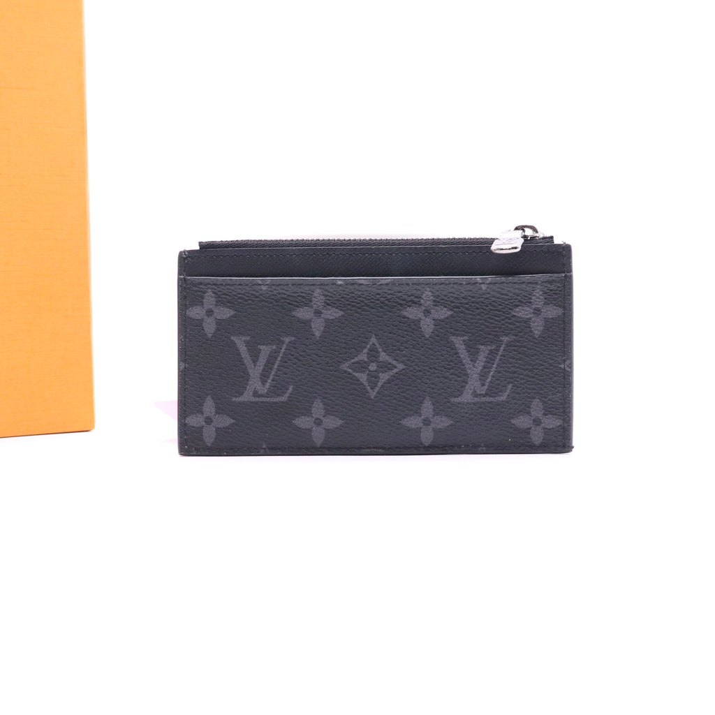 Coin Reverse Monogram Eclipse Canvas card holder twins LDJ2615