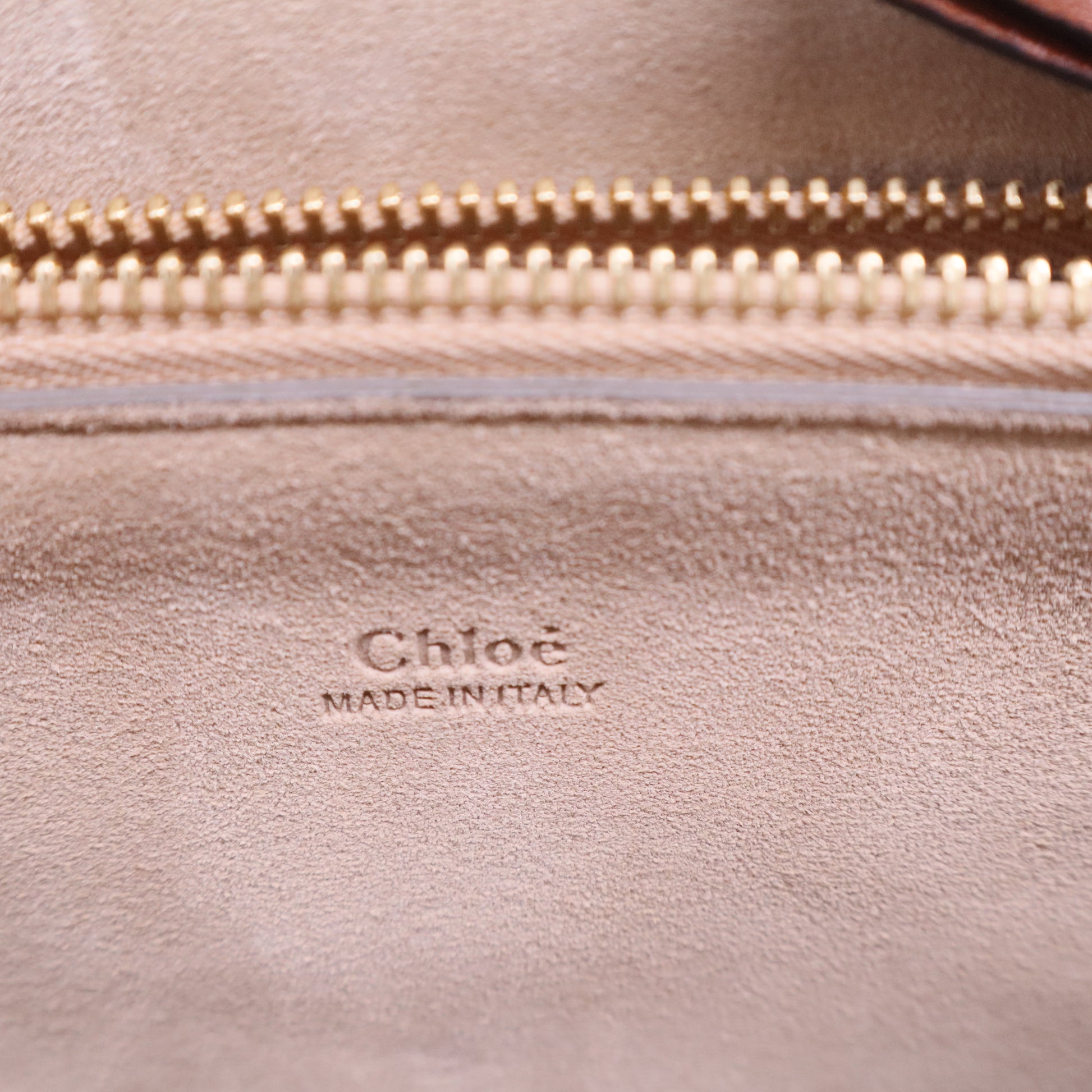 Suede Calfskin Medium Faye Shoulder Bag Tobacco B20587