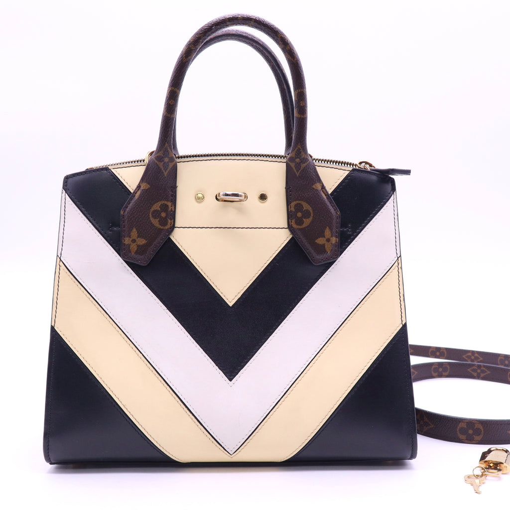 Louis Vuitton Calfskin Monogram City Steamer PM twins LDJ3973