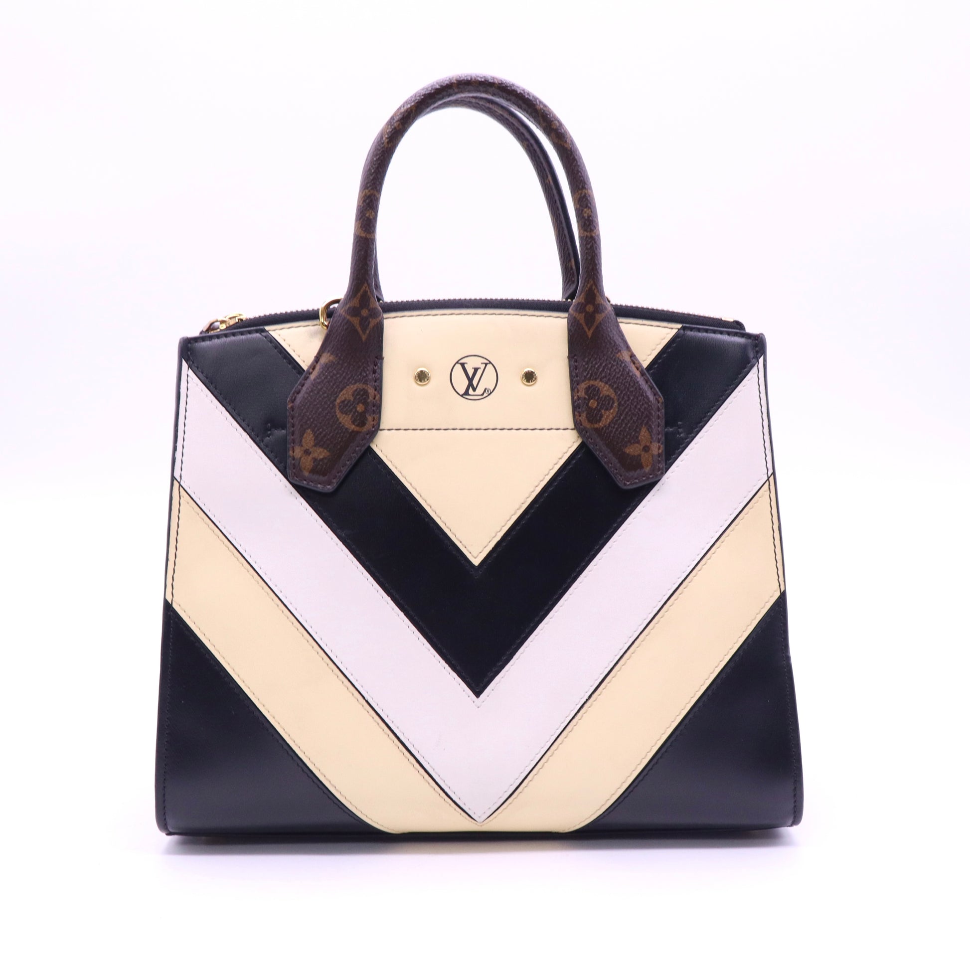Louis Vuitton Calfskin Monogram City Steamer PM twins LDJ3973
