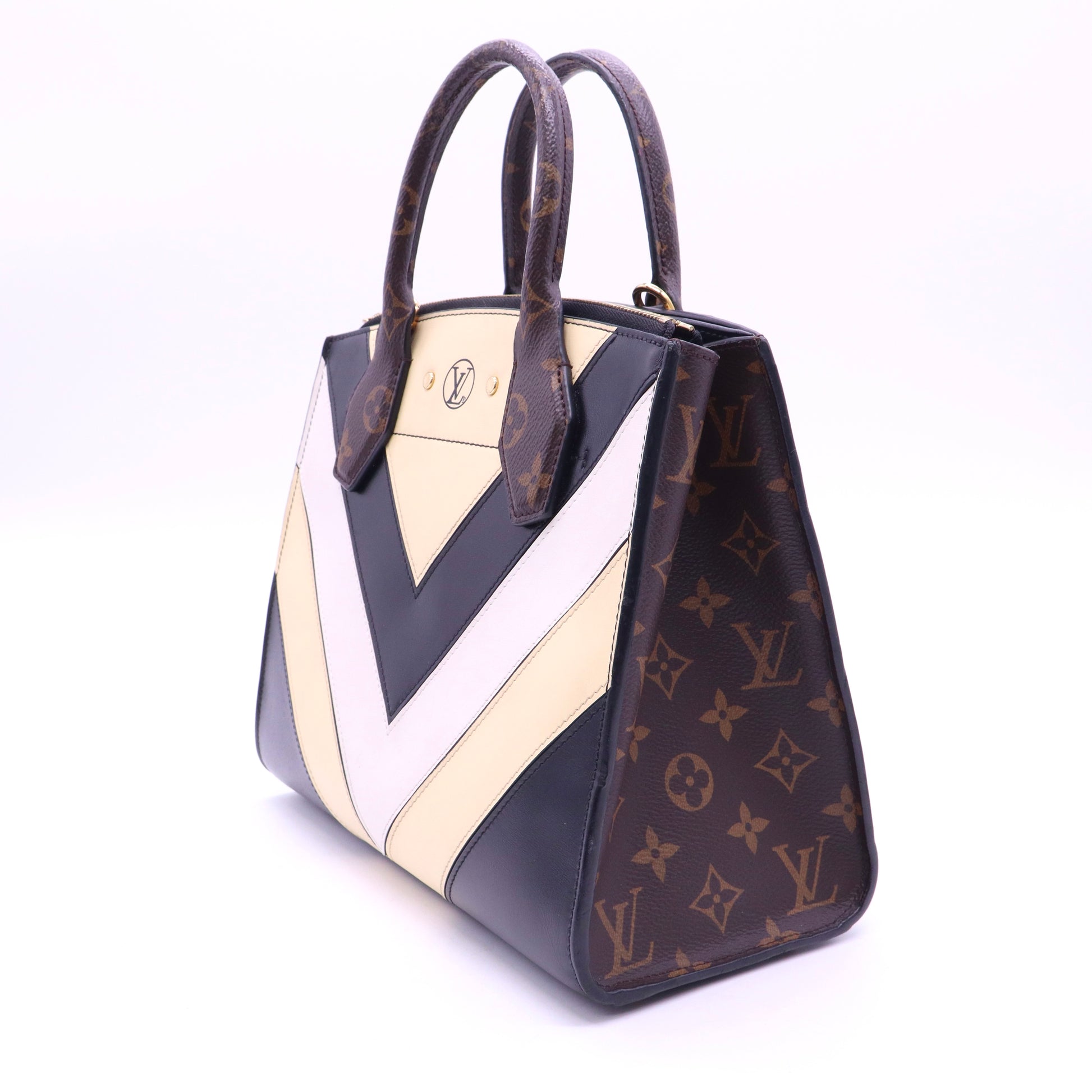 Louis Vuitton Calfskin Monogram City Steamer PM twins LDJ3973