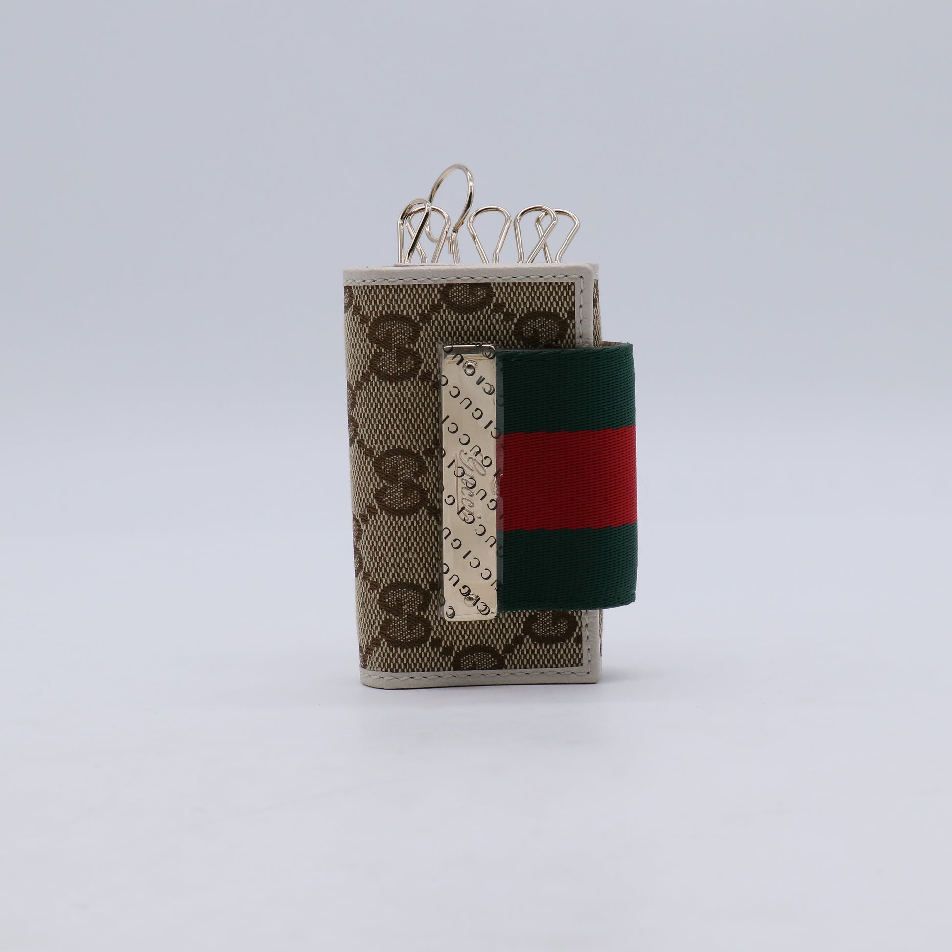 Gucci GG Canvas Web 6-Key Case W21304