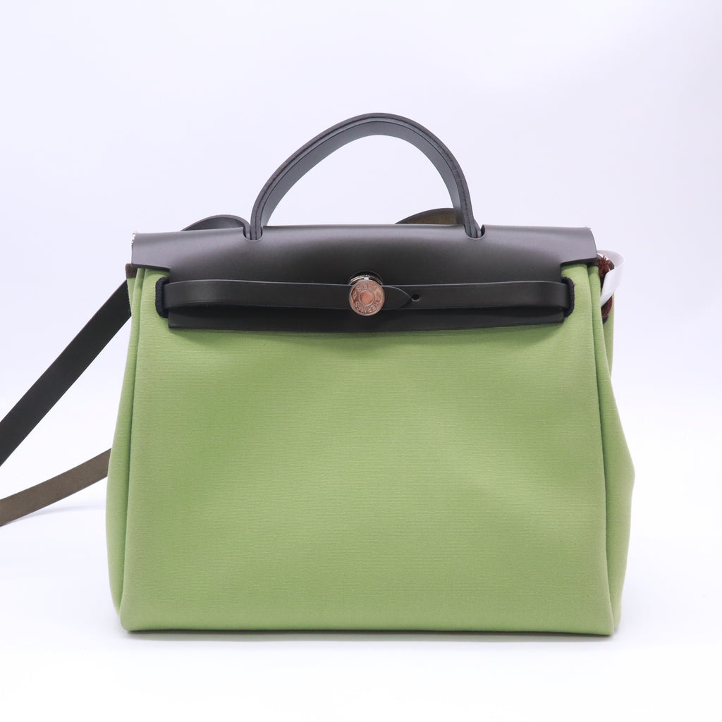 Herbag Zip Leather and Toile 31 Twins B23712
