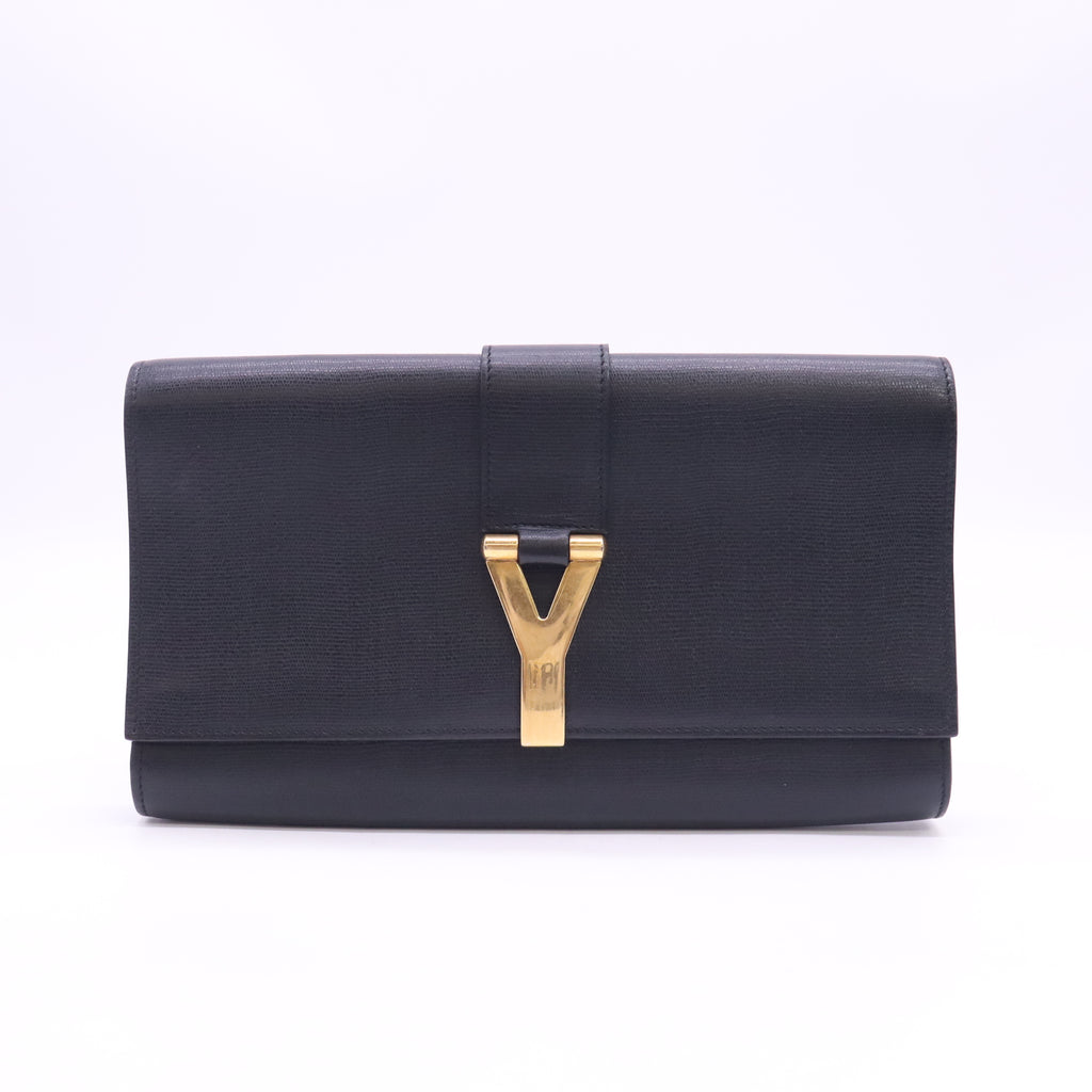 Yves Saint Laurent Leather Clutch W23554