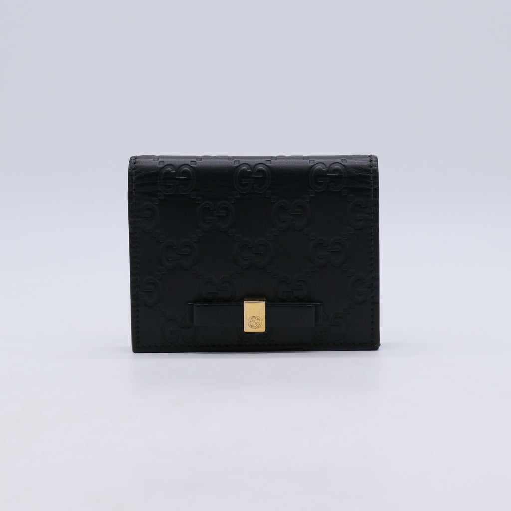 Gucci Guccissima Leather Bowy Wallet W21308
