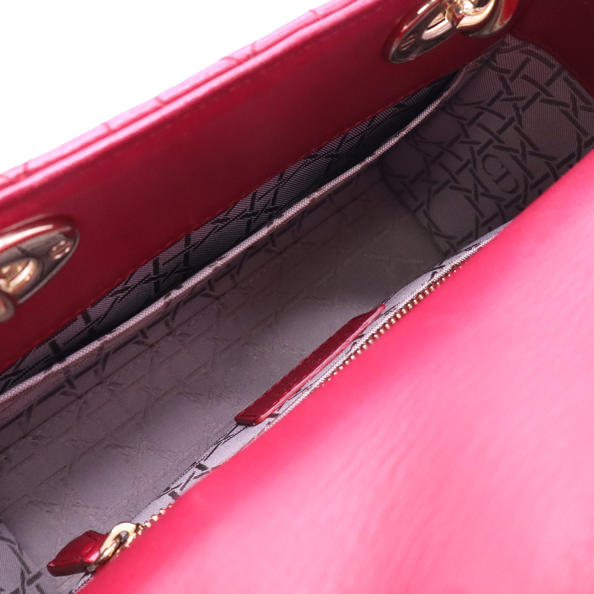 Christian Dior My ABCDior Lady Dior Red Limited Strap Lambskin Cannage Small twins LDJ3971