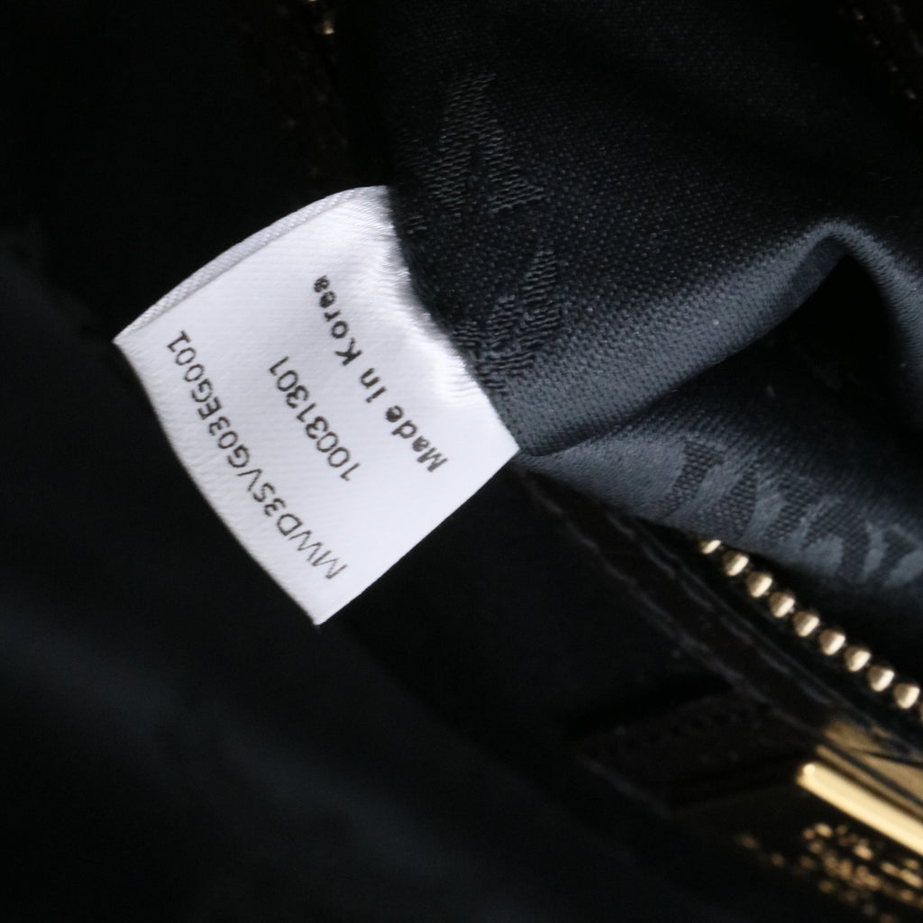 Leather Top Handle Bag twins