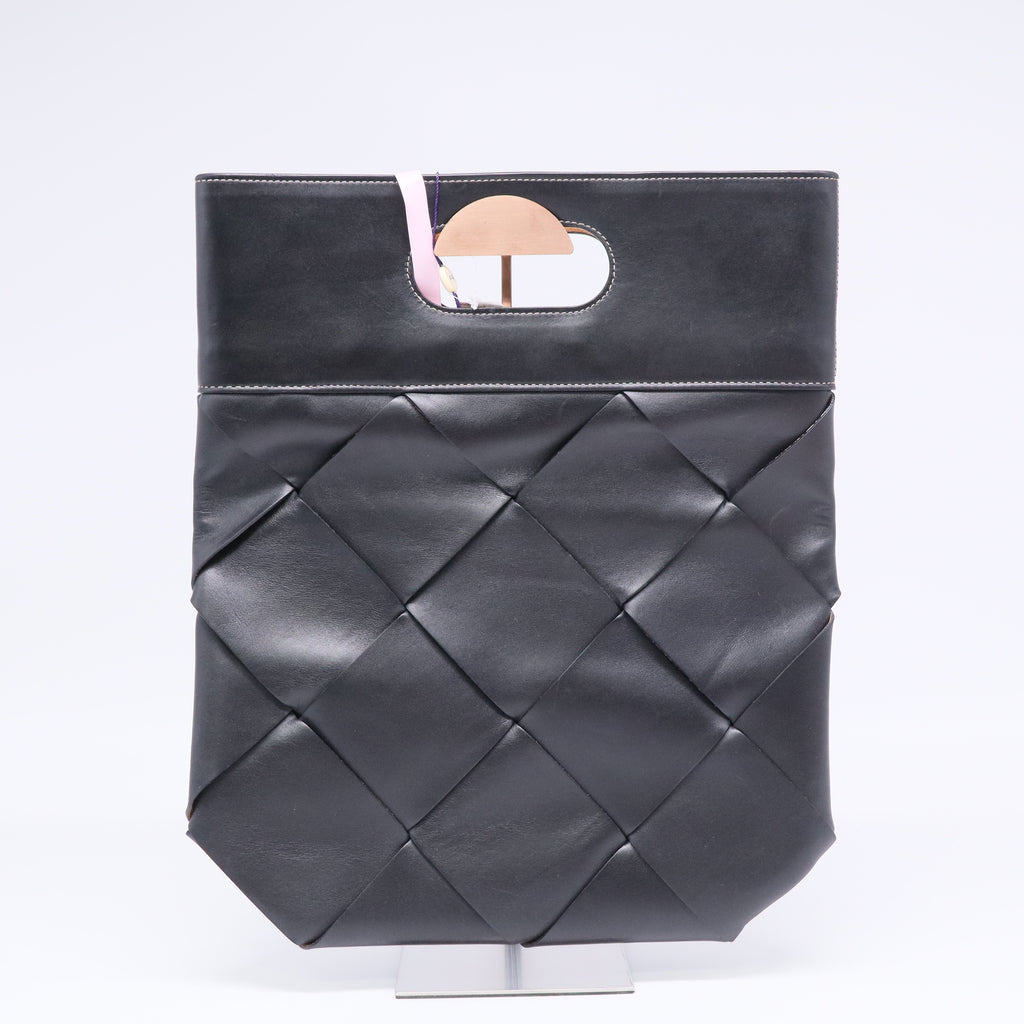 Slip Tote Maxi Intrecciato Leather Small TWINS LDJ3358
