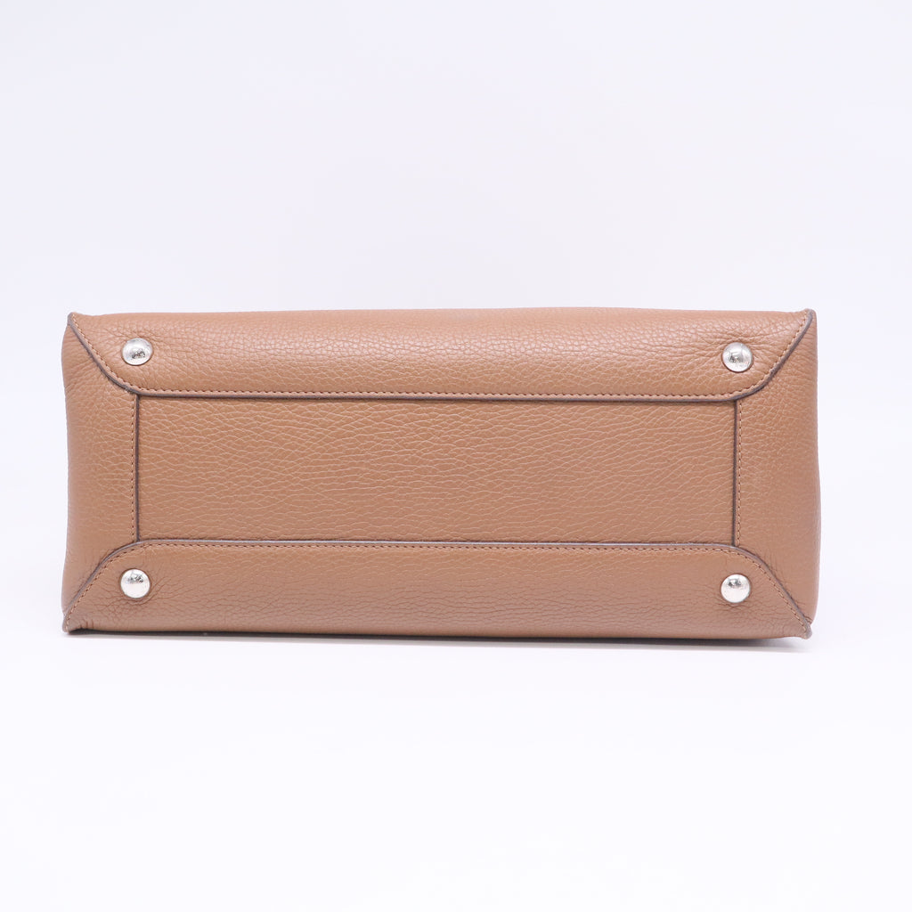 Zipped North South Tote Taurillon Leather with Monogram Canvas Twins LDJ3361