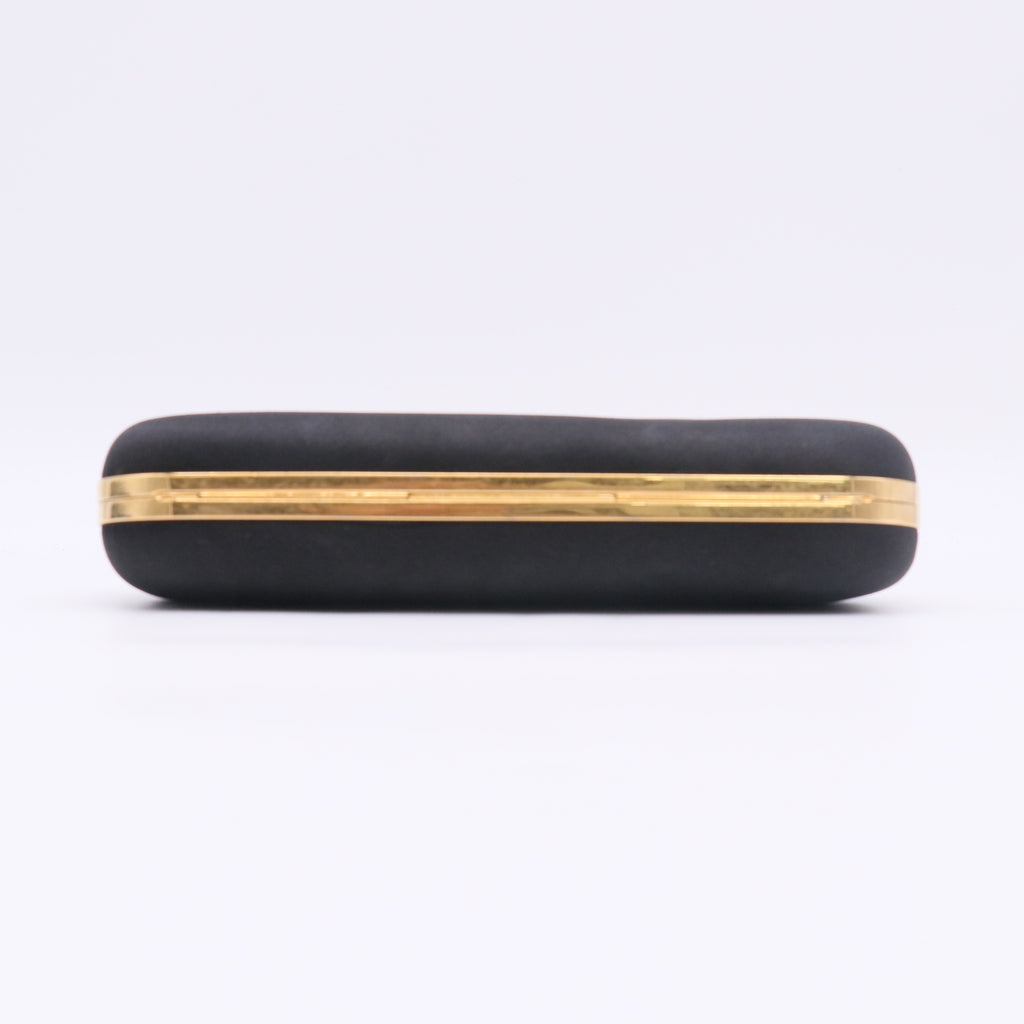 Alexander McQueen Satin Four-Ring Knuckle Box Clutch W22891
