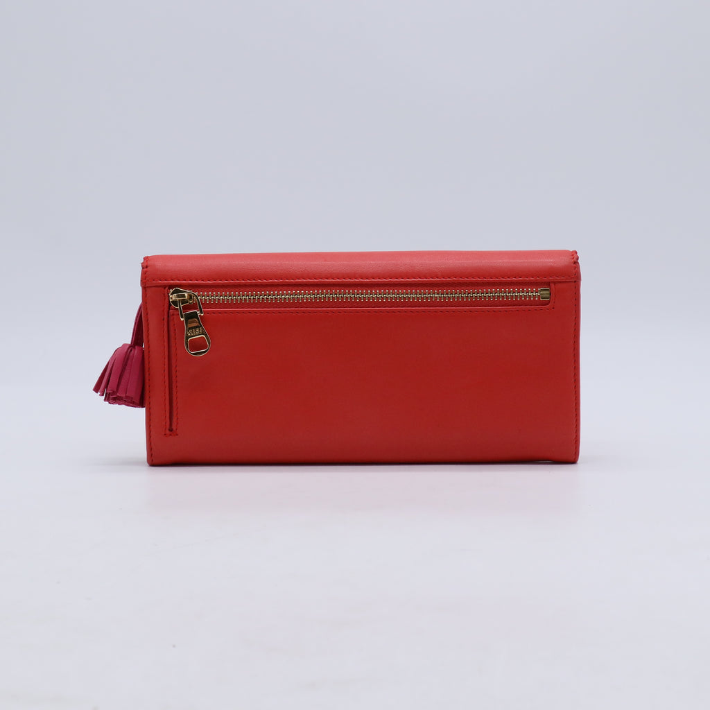 LOEWE Anagram Tassel Continental Long Wallet W21200