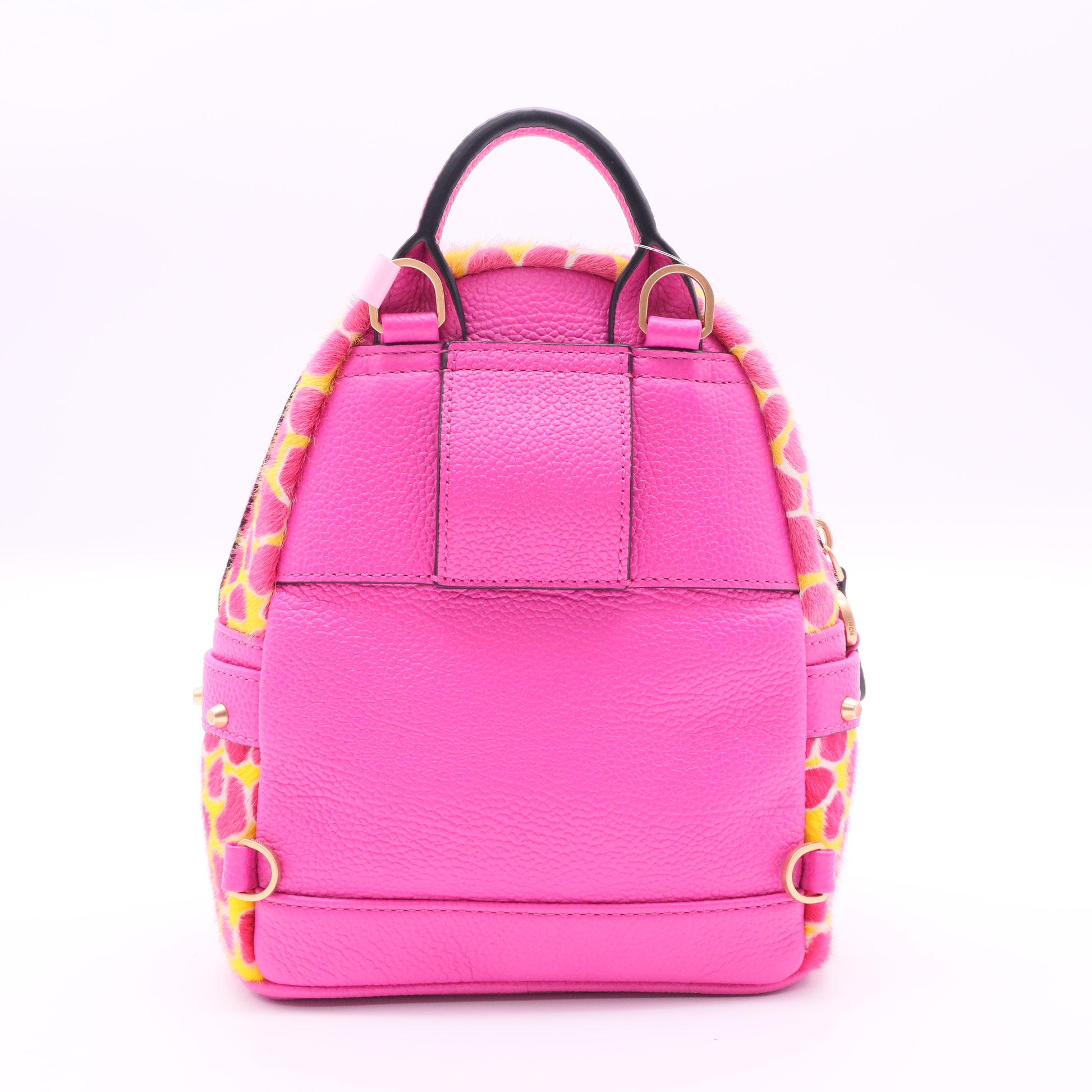 Printed Logo Coated Canvas Backpack Twins