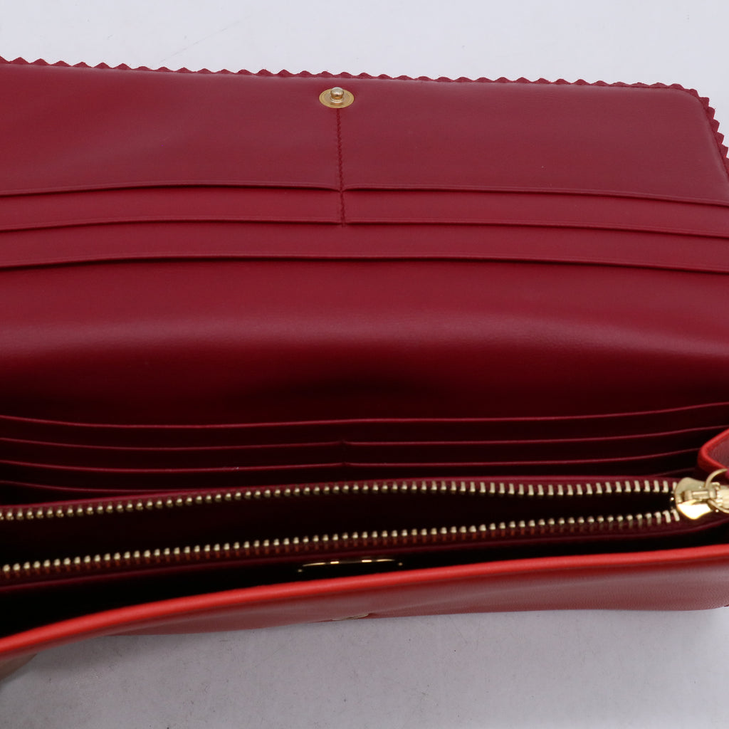 LOEWE Anagram Tassel Continental Long Wallet W21200
