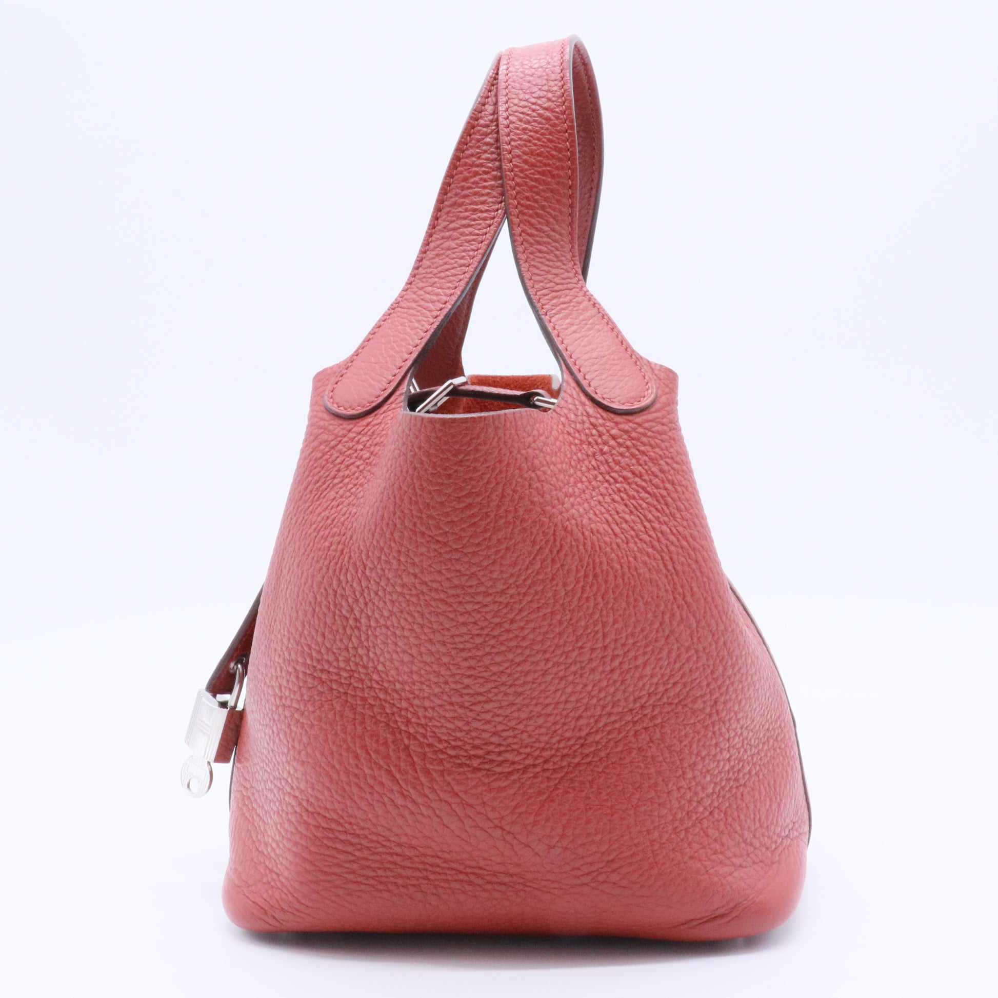 Taurillon Clemence Picotin Lock 18 PM Rose Jaipur