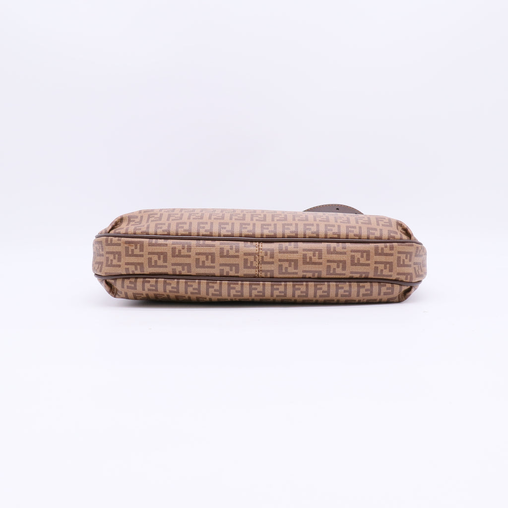 Fendi Zucchino Coated Canvas Shoulder Bag B22872