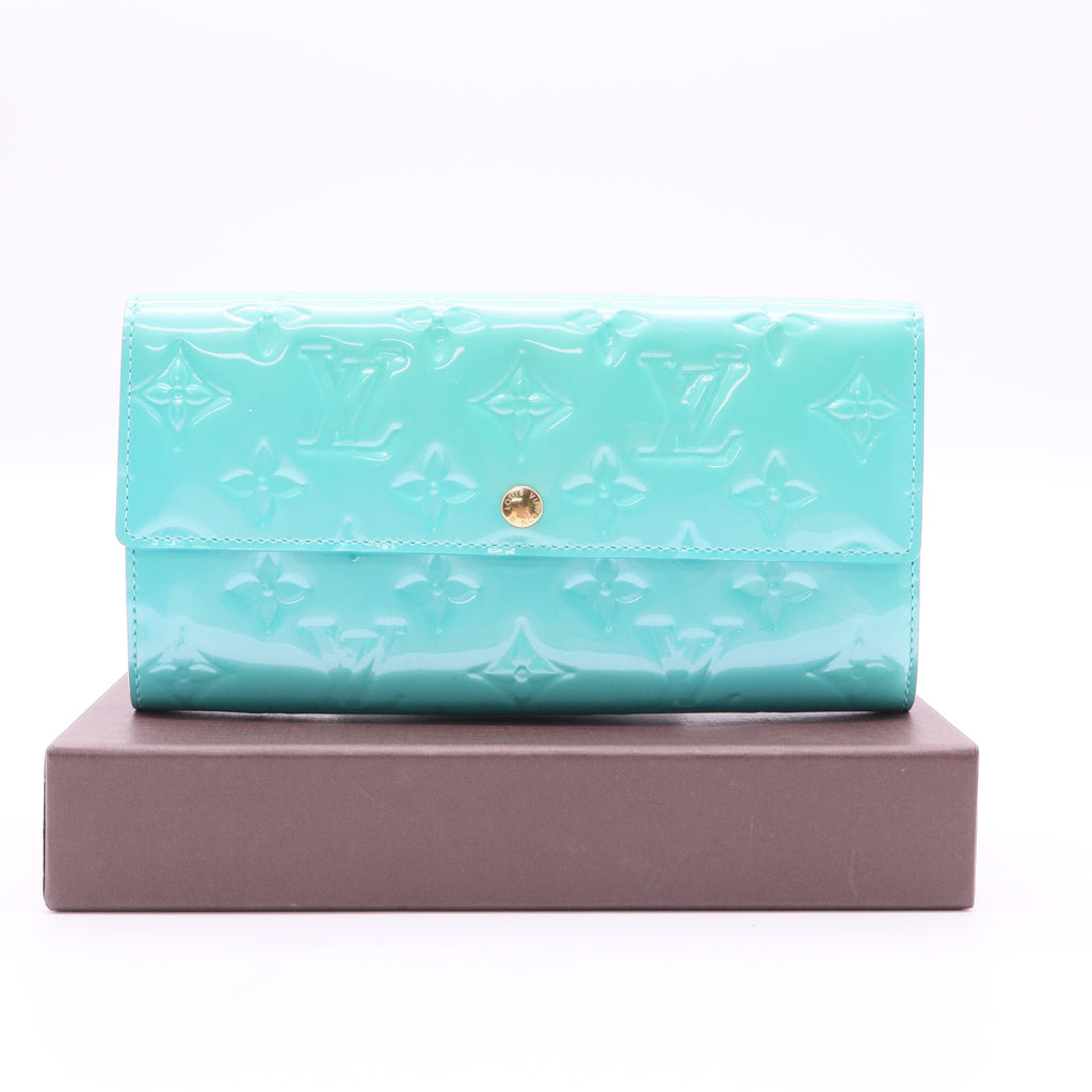 Lagon Monogram Vernis Sarah Wallet twins
