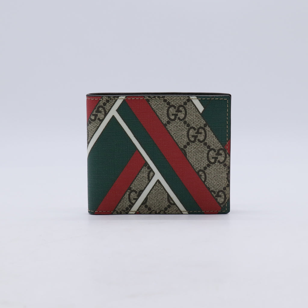 Gucci GG Supreme Chevron Bifold Wallet W21314