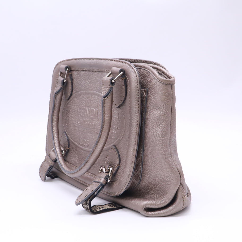 Fendi Selleria Cuoio Romano Leather Satchel Bag B23341