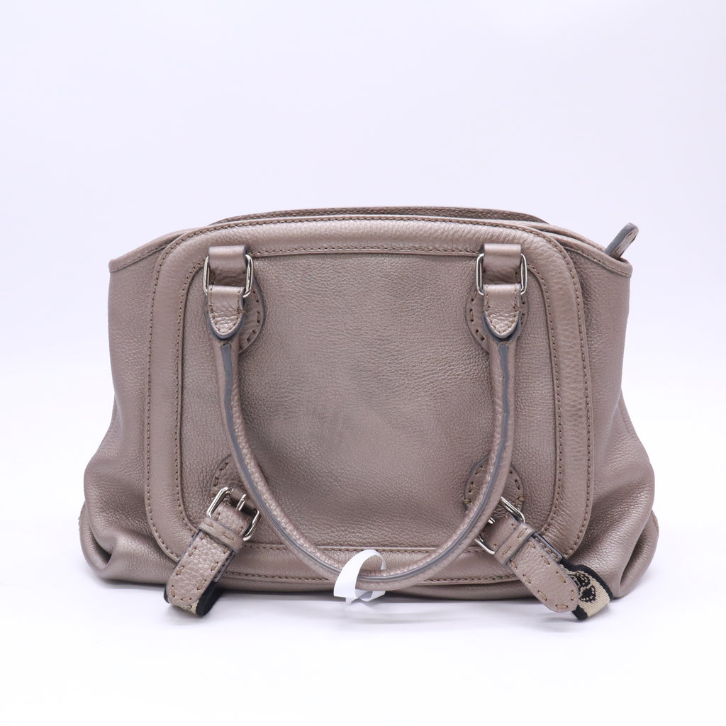 Fendi Selleria Cuoio Romano Leather Satchel Bag B23341