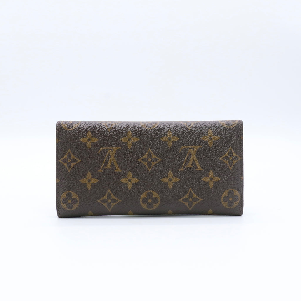 Monogram Canvas Josephine Long Wallet Pink