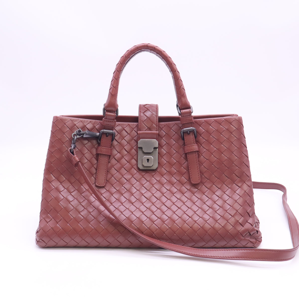 Bottega Veneta Roma Bag Intrecciato Nappa Small B24631