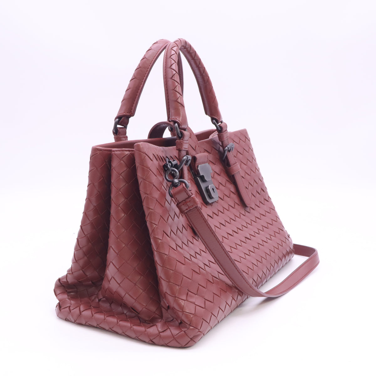 Bottega Veneta Roma Bag Intrecciato Nappa Small B24631