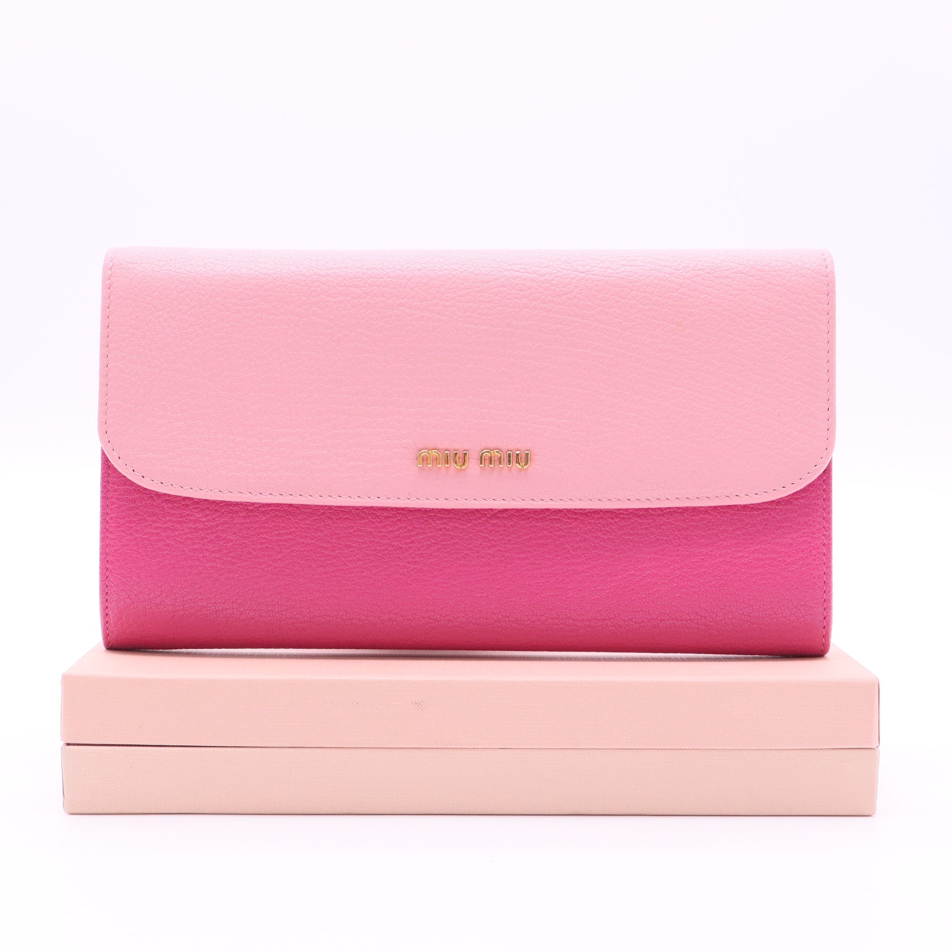 Madras Long Flap Wallet Twins