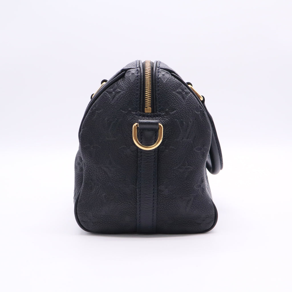 Louis Vuitton Speedy Bandouliere Bag Monogram Empreinte Leather 25 b20032 twins