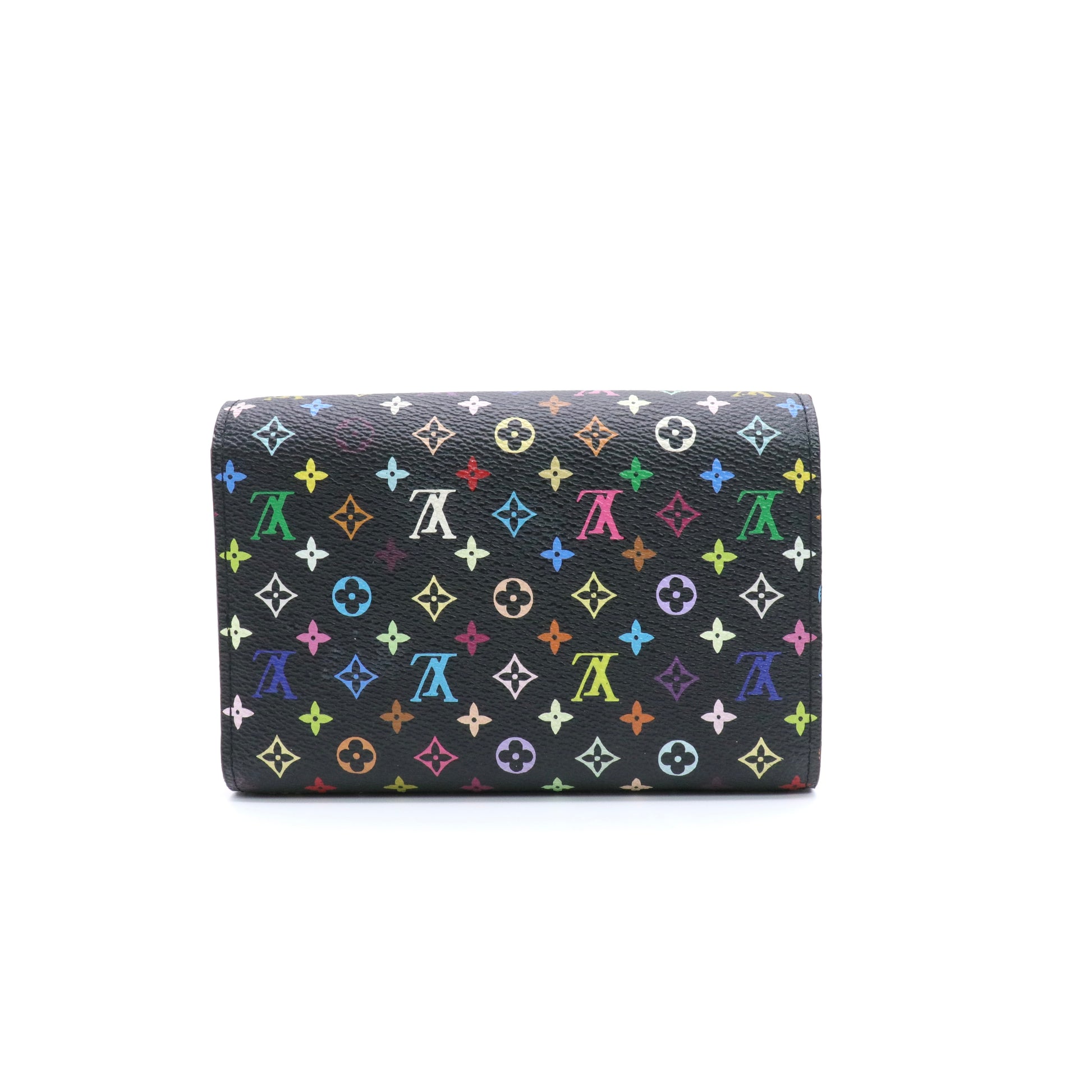 Monogram Multicolor Alexandra Wallet Black twins
