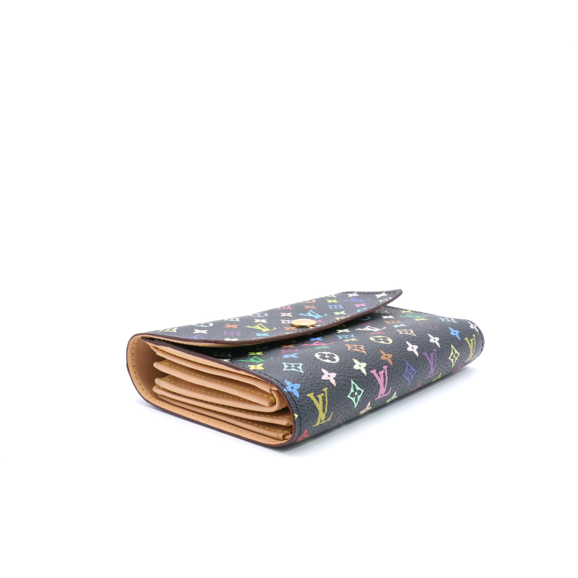 Monogram Multicolor Alexandra Wallet Black twins