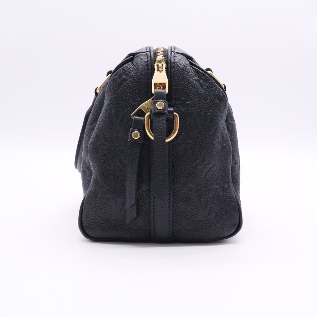 Louis Vuitton Speedy Bandouliere Bag Monogram Empreinte Leather 25 b20032 twins