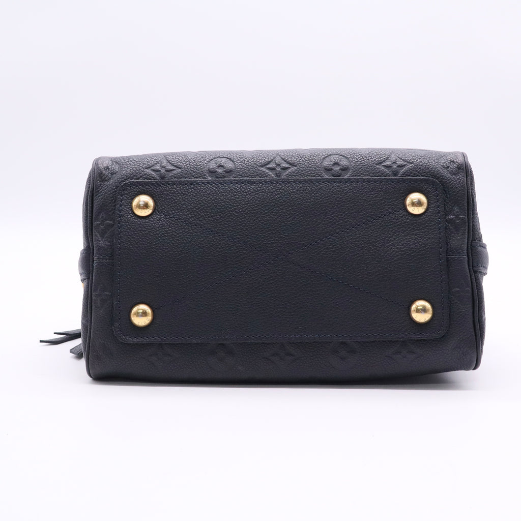 Louis Vuitton Speedy Bandouliere Bag Monogram Empreinte Leather 25 b20032 twins