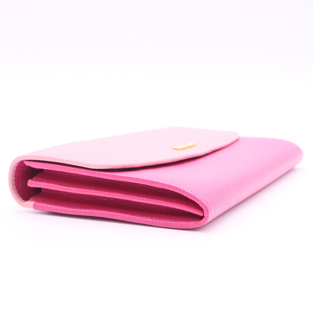 Madras Long Flap Wallet Twins