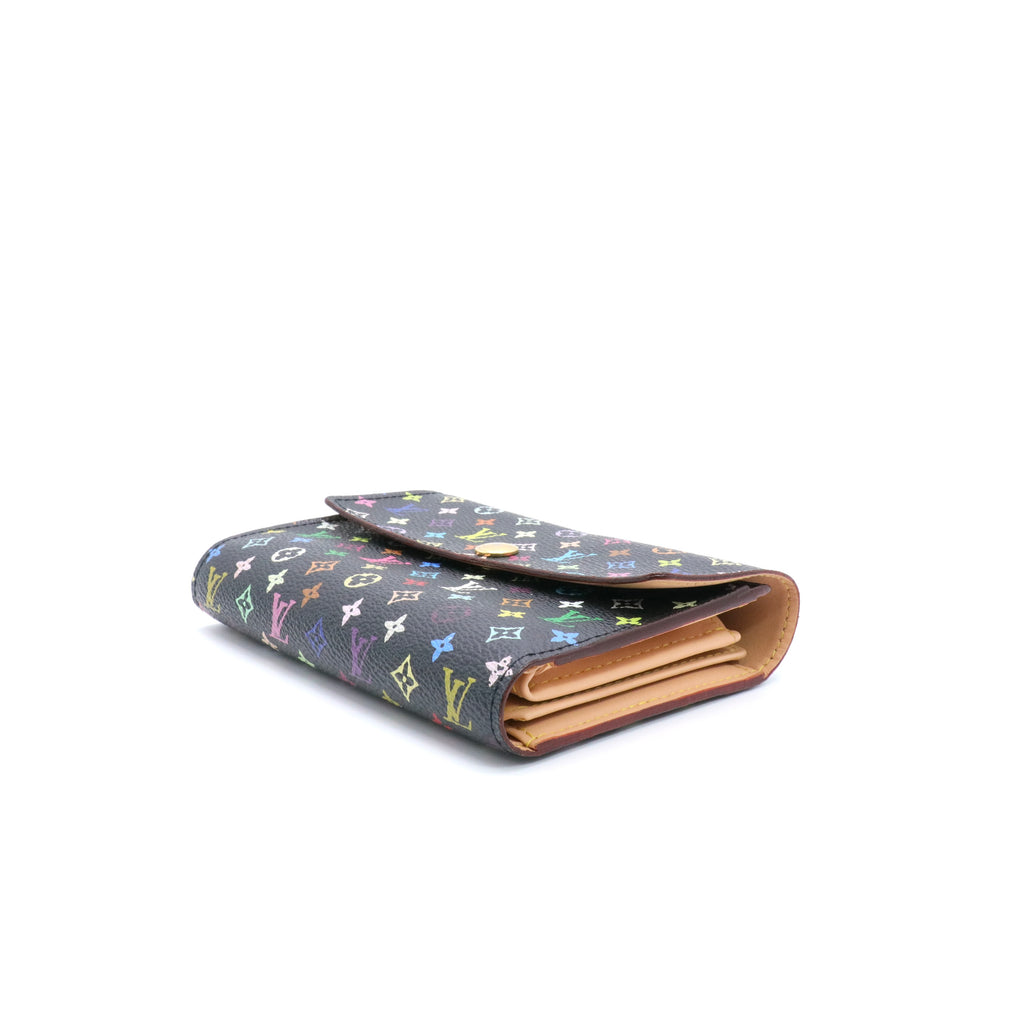Monogram Multicolor Alexandra Wallet Black twins