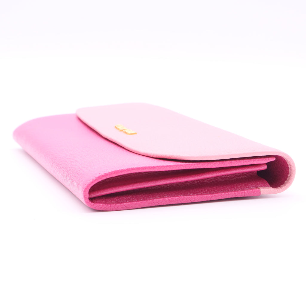 Madras Long Flap Wallet Twins