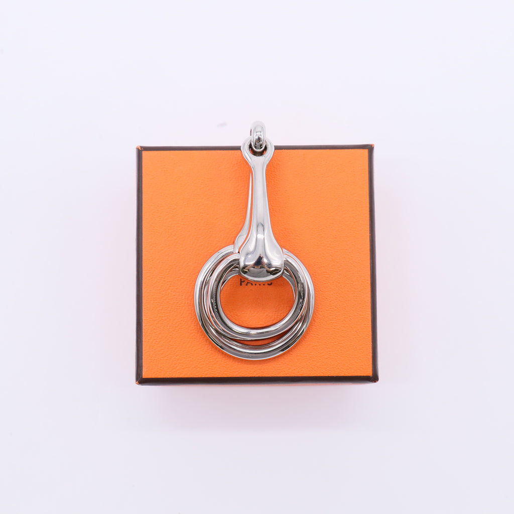 Hermès Mors Scarf 90 Ring (Palladium)  W22400