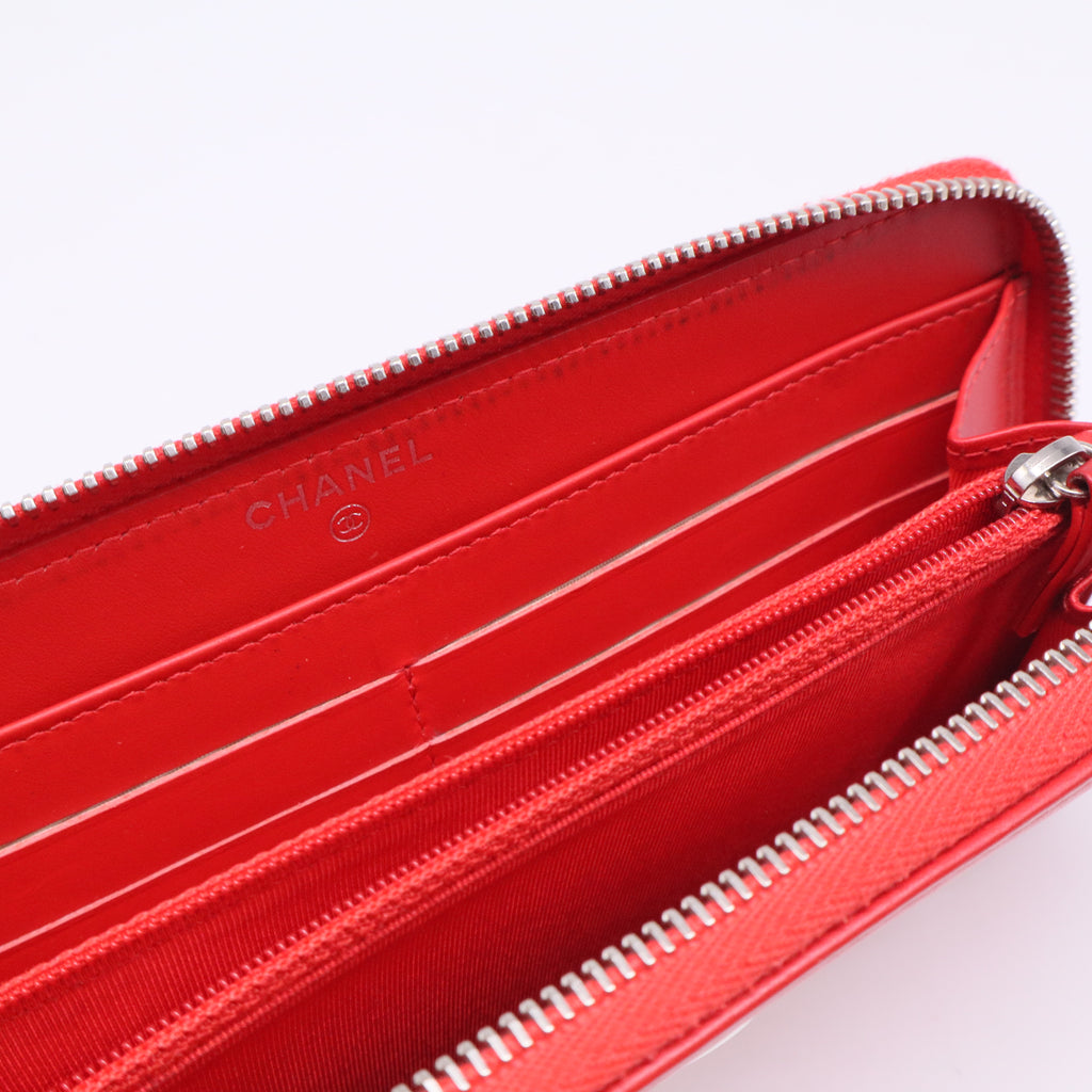 Chanel Interlocking CC Logo Continental Wallet twins W20630