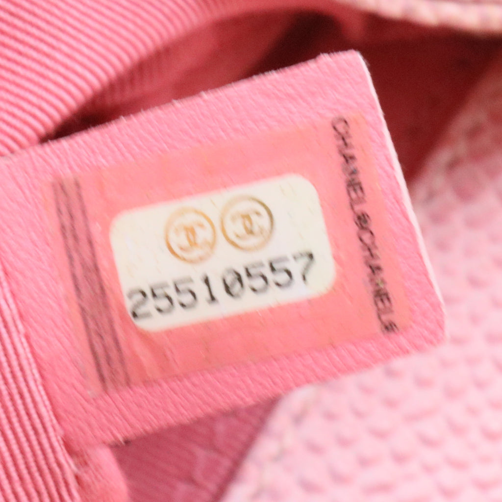 Caviar Quilted Medium Rainbow Boy Flap Pink Multicolor Twins