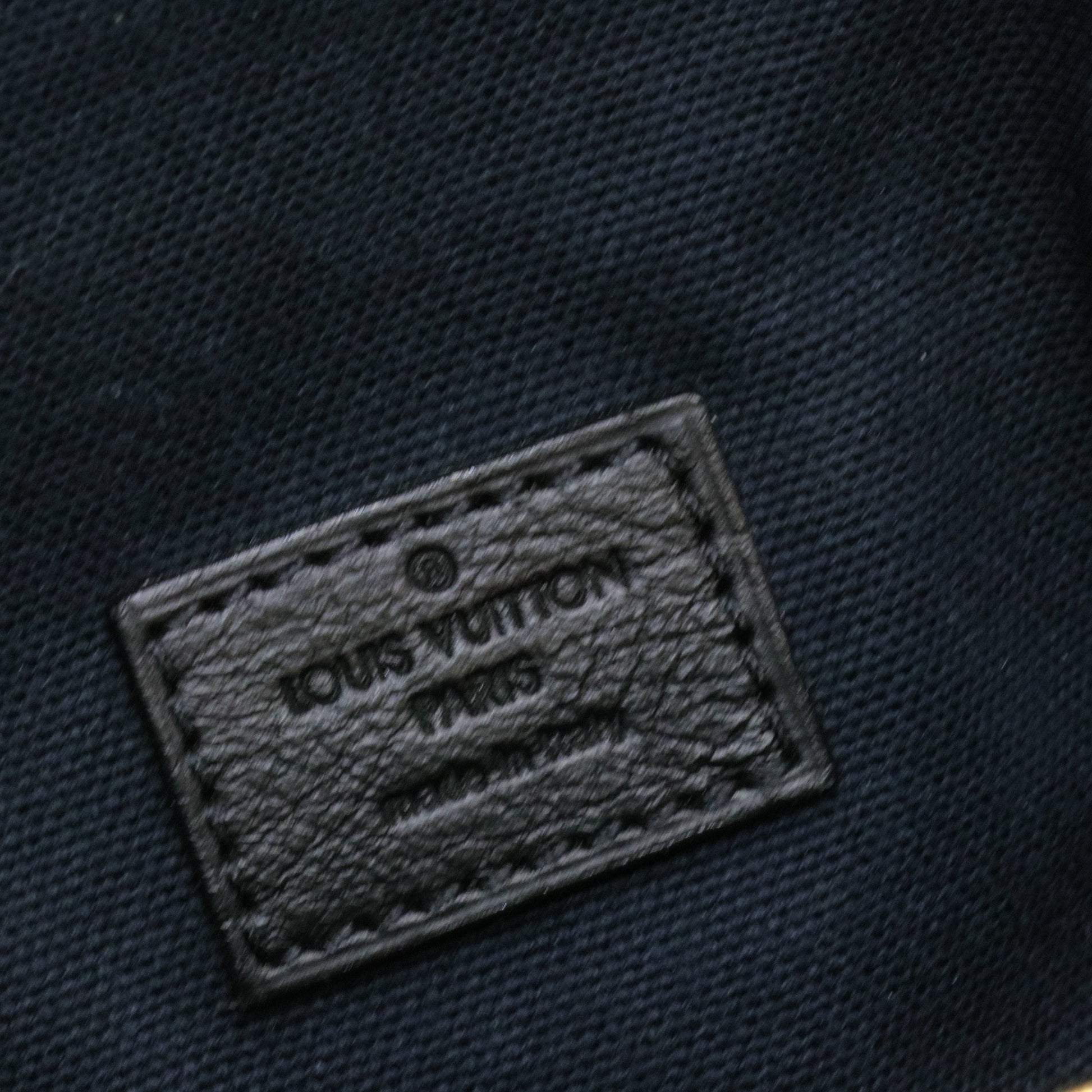 Black Monogram Motard Biker Bag