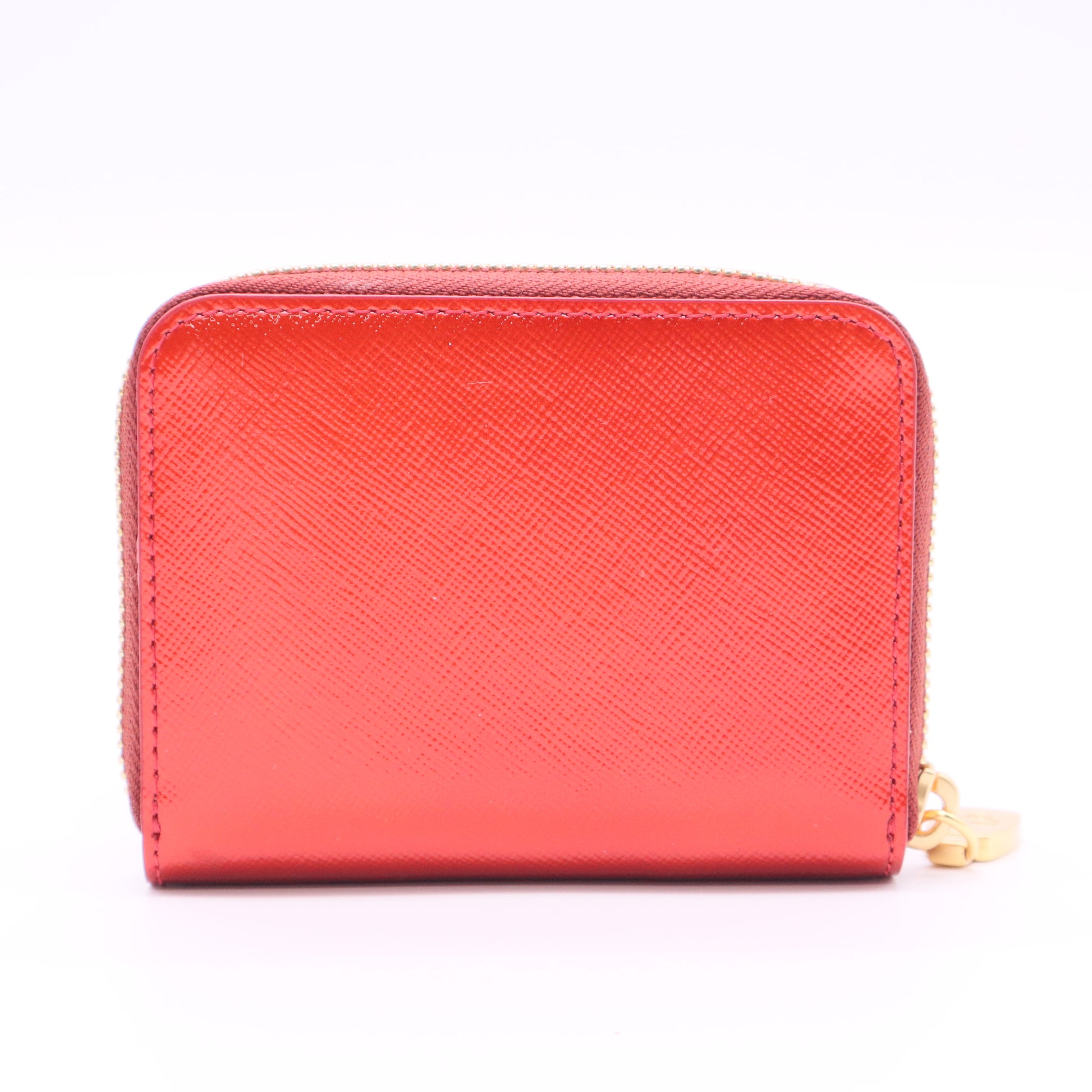 MCM Red Ziparound Wallet