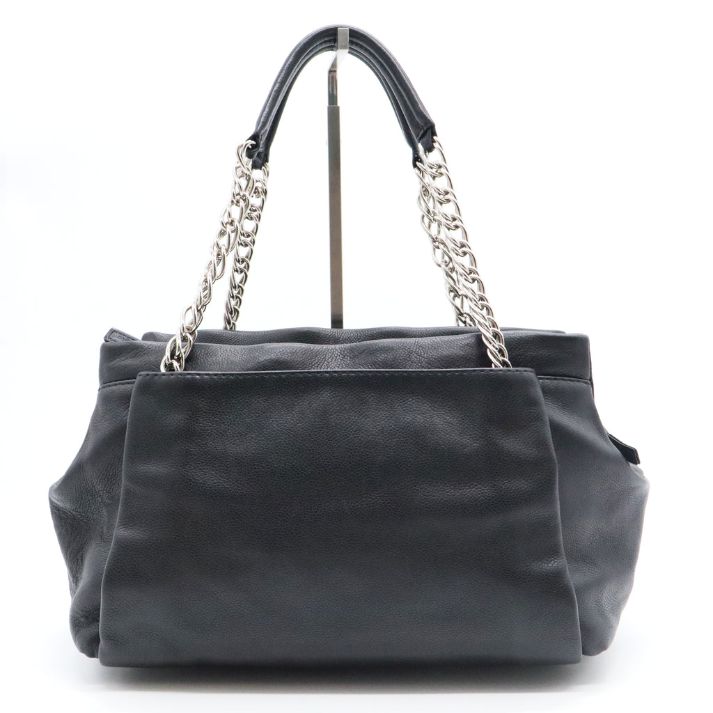 Caviar CC Tuck Medium Tote Black