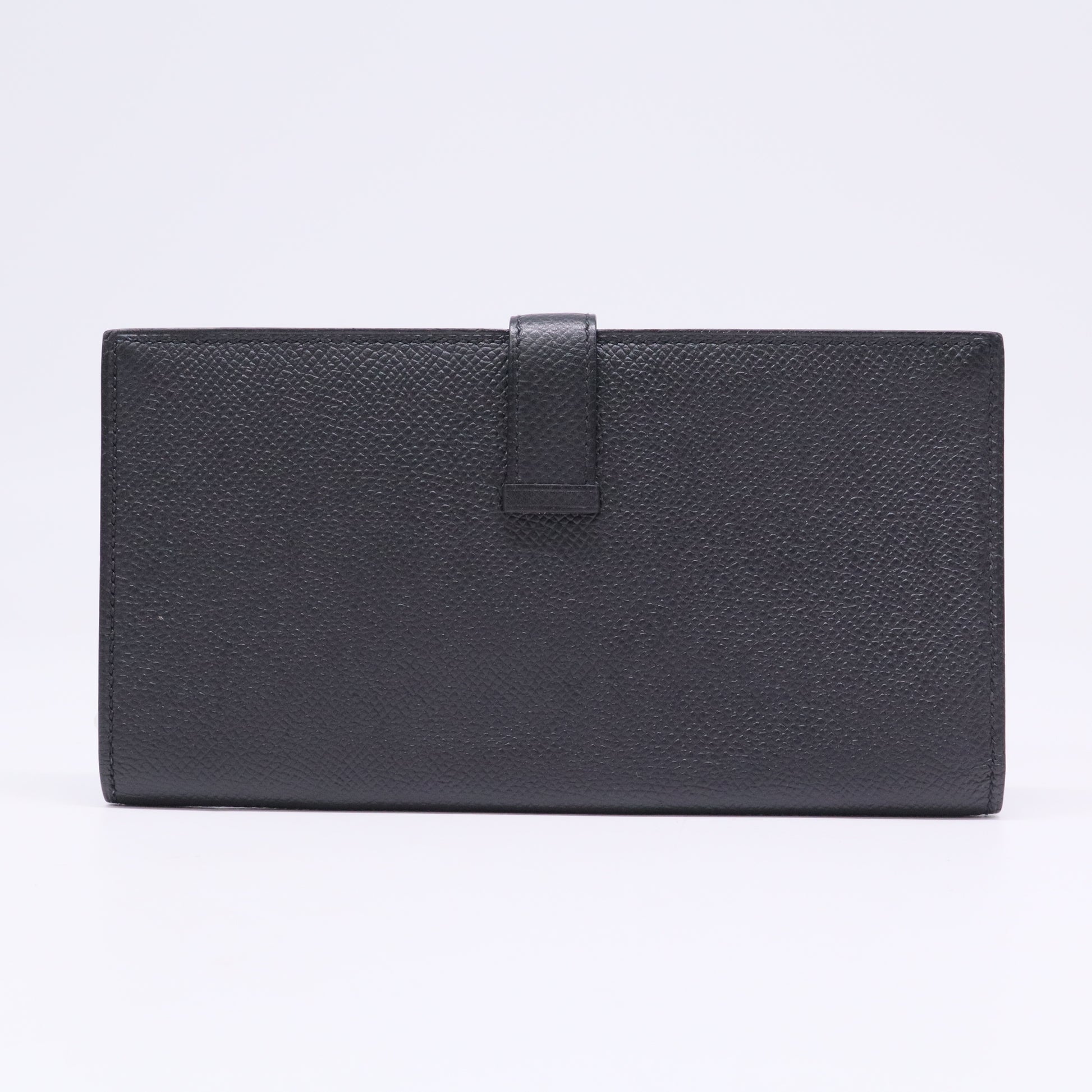 Hermès Black Epsom Leather Bearn Bi-Fold Wallet twins LDJ3377