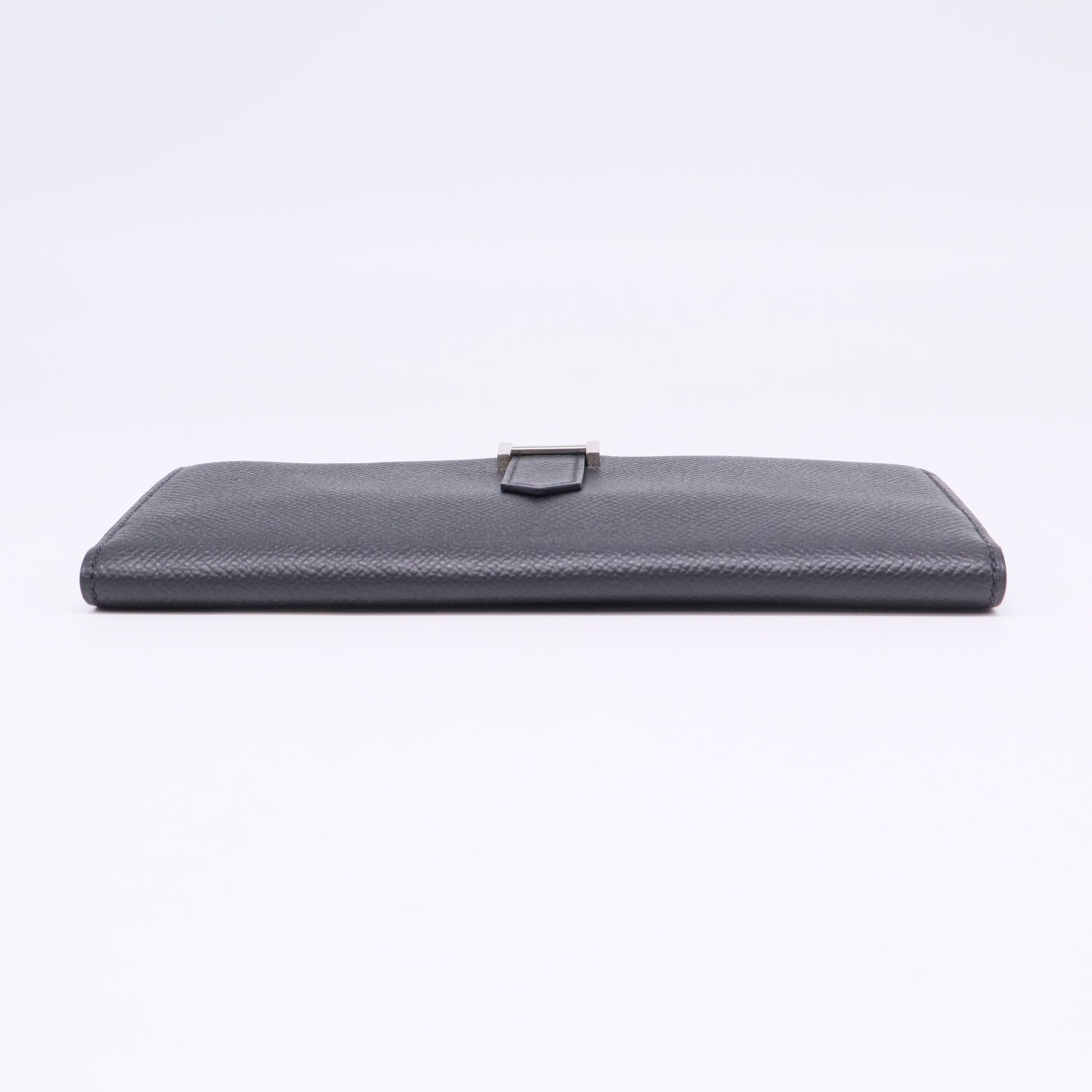Hermès Black Epsom Leather Bearn Bi-Fold Wallet twins LDJ3377