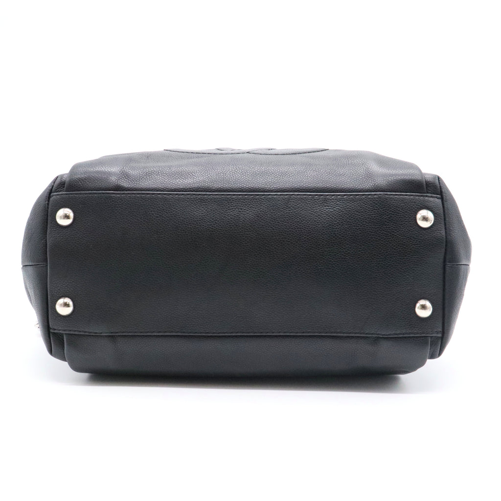 Caviar CC Tuck Medium Tote Black